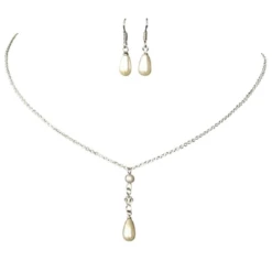 Athena Collection Simply Chic Pearl Necklace Set