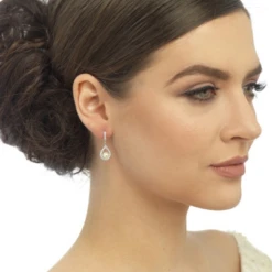 CZ Precious Pearl Earrings – Rose Gold -Bridal Supply Store rsz 27913dd4f59949d68c01aa4caedef9e3