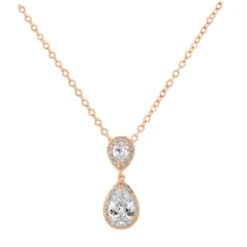 Athena CZ Collection Chic Necklace – Rose Gold -Bridal Supply Store rsz 29f73e25da404a1b80fb59bb4feed816 4 1