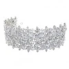 Athena Cubic Zirconia Collection – Bejewelled Deco Headpiece – Silver