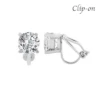 CZ Collection 8mm Solitaire Clip On Earrings – Silver -Bridal Supply Store rsz 3752e0818b0843cca63c3e880cb5a594