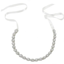 Athena Collection – Crystal Treasure Bridal Belt – Ivory