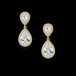 CZ Collection Chic Crystal Earrings – Gold -Bridal Supply Store rsz 3f7c90a6b941459195ad9a0ebc1c562f