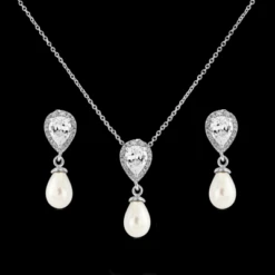CZ Collection Elegance Pearl Necklace Set – A -Bridal Supply Store rsz 470690563c3242eca72826147afc2639