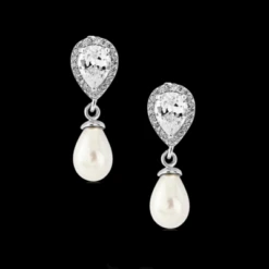 CZ Collection Elegance Pearl Earrings -Bridal Supply Store rsz 47ff10b776884bd8852ed38bf3bac8ed