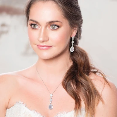 Athena CZ Collection Eternally Crystal Necklace – Gold 4 Athena CZ Collection Eternally Crystal Necklace – Gold - Image 2