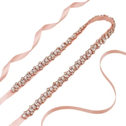 Athena Collection – Crystal Cluster Belt – Pink