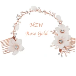 Sass B Anais Bohemian Chic Headpiece – Rose Gold