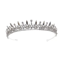 Athena CZ Collection Dainty Starlet Tiara – Silver