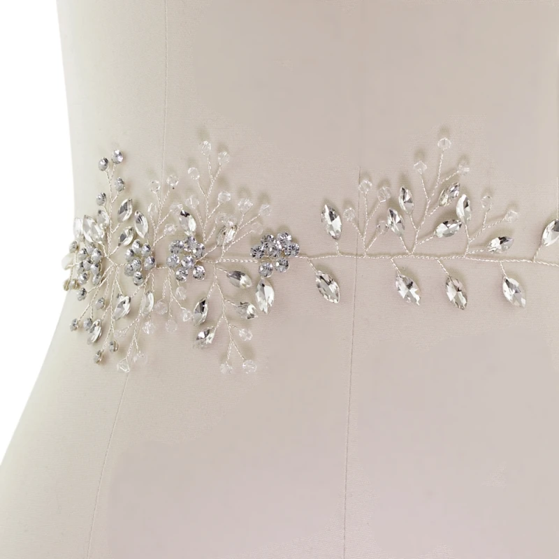 Athena Collection – Crystal Chic Bridal Belt – Silver * 4 Athena Collection – Crystal Chic Bridal Belt – Silver * - Image 2