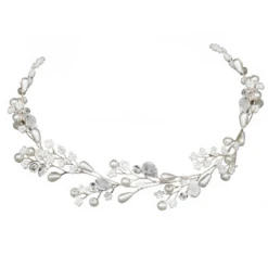 Athena Collection – Dainty Diva Hair Vine – Silver