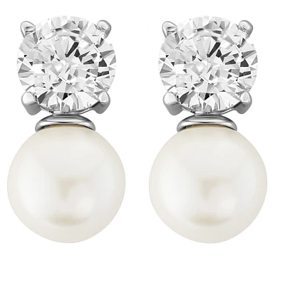 CZ Collection Elegance Pearl Necklace Set 5 CZ Collection Elegance Pearl Necklace Set - Image 3