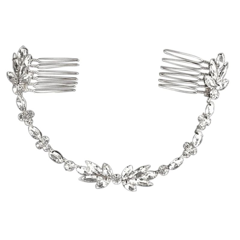 Athena Collection – Dainty Crystal Vine – Silver 3 Athena Collection – Dainty Crystal Vine – Silver