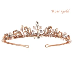 Sass B Clarabelle Tiara – Rose Gold