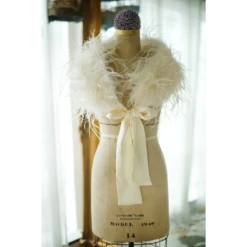 Sass B Ostrich Feather Stole – Ivory -Bridal Supply Store rsz 7824fa742b5245a49830fe8fcaadf361