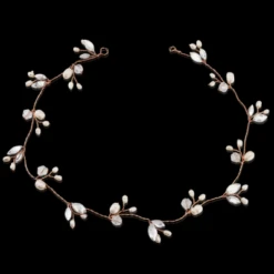 Sass B – Chic Freshwater Pearl Hairvine – Rose Gold -Bridal Supply Store rsz 89db5c1f4357433680960284c6e97642 7 1
