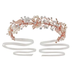 Sass B Jasmine Romantic Vine Headpiece Rose Gold *