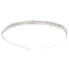 Athena Collection – Double Row Crystal Headband – Silver -Bridal Supply Store rsz 955a6191834049c085045fa2bef484ec