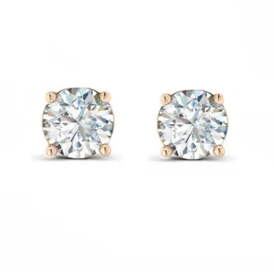 CZ Collection Classic Crystal Necklace Set – A – Rose Gold 4 CZ Collection Classic Crystal Necklace Set – A – Rose Gold - Image 2