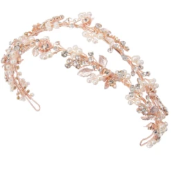 Athena Collection – Enchantment Vine Headband – Rose Gold *