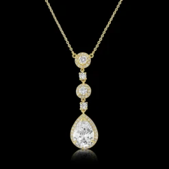 Athena CZ Collection Eternally Crystal Necklace – Gold 8 Athena CZ Collection Eternally Crystal Necklace – Gold -Bridal Supply Store rsz 9e0a91cbd63b4cbab659d395170d6704 4 1