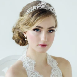 Sass B Davina Bejewelled Tiara -Bridal Supply Store rsz a0f11c78acd9409684e00e307cb7aa55