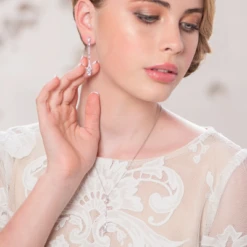 CZ Collection Dainty Sparkle Necklace Set – Rose Gold -Bridal Supply Store rsz a54be4f067a24d33b8756c9b7ab3a82a