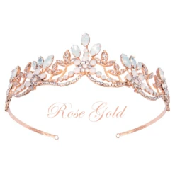 Athena Collection – Eternal Luxe Tiara – Rose Gold Finish