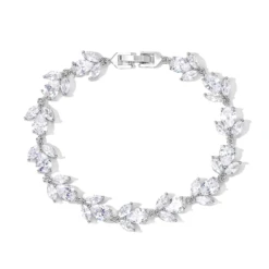 Athena CZ Collection – Exquisite Sparkle Bracelet – Silver * -Bridal Supply Store rsz b4cd129908304a19990932ee5153e342