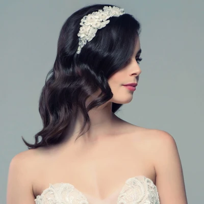 Sass B Arlene Chic Headband – Ivory 5 Sass B Arlene Chic Headband – Ivory - Image 3