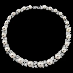CZ Collection Luscious Pearl Necklace -Bridal Supply Store rsz c39c1df7cd824a58b4c1240f22c90109