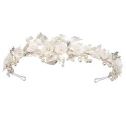 Athena Collection Exquisite Pearlie Headband – Silver * -Bridal Supply Store rsz d1e00796ae104162a1cb264a8db24466
