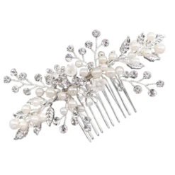 Athena Eternally Pearl Hair Comb – Silver