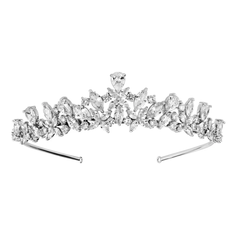 Athena CZ Collection Diamond Treasure Tiara