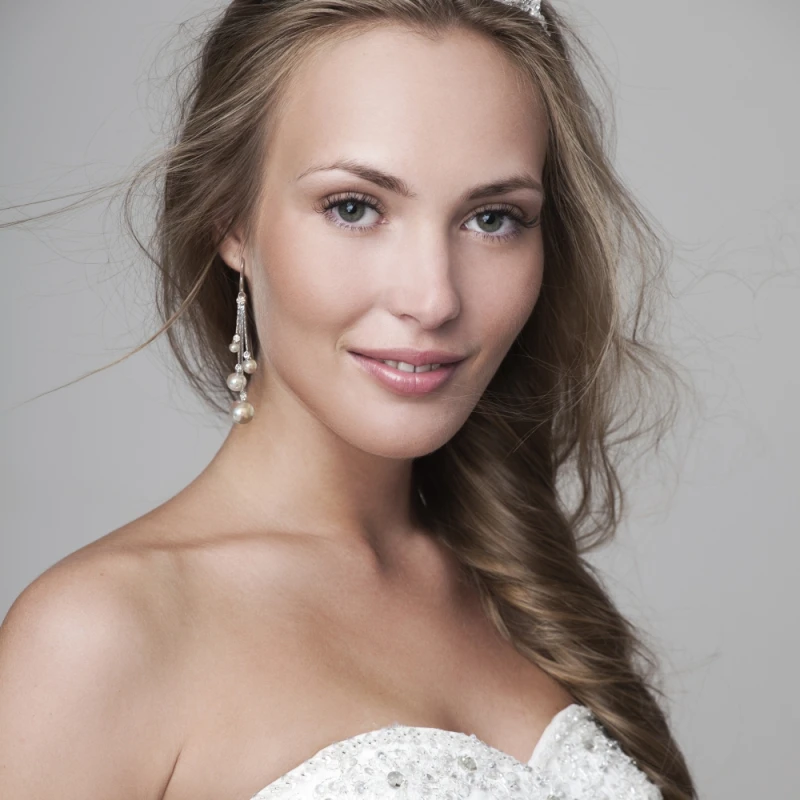 Athena CZ Collection Pearl Drop Earrings – Rose Gold * 4 Athena CZ Collection Pearl Drop Earrings – Rose Gold * - Image 2