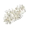 Athena Collection – Exquisite Floral Hair Comb – Silver *