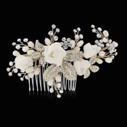 Sass B Freya Luxe Hair Comb – Gold -Bridal Supply Store rsz f98d1913e6d6402fade8add86f6e522d 4 1