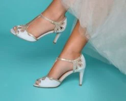 Perfect Bridal Esme Ultrasuede Pearl Grey