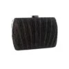 Mascara Black Marl Clutch -Bridal Supply Store thumbnail 6 1