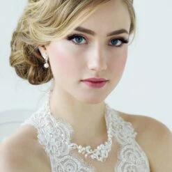 Vintage Dream Pearl Bridal Necklace Set -Bridal Supply Store vintage dream pearl bridal necklace set2